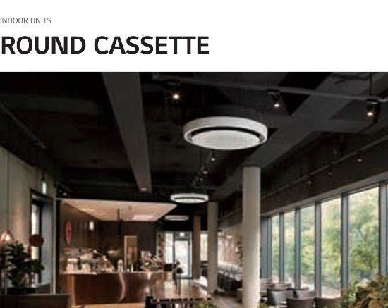 LG VRF Indoor units Round Cassette